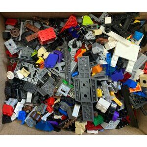 Lot of Lego Bricks, Pieces, Parts, Accessories, Smalls Over 2 lbs.
